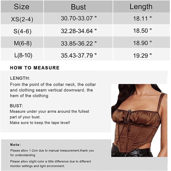 Satin Silk Fish Boned Ruched Bust Tied Zip Back Milkmaid Bustier Corset Top XS - Picture 3 of 7